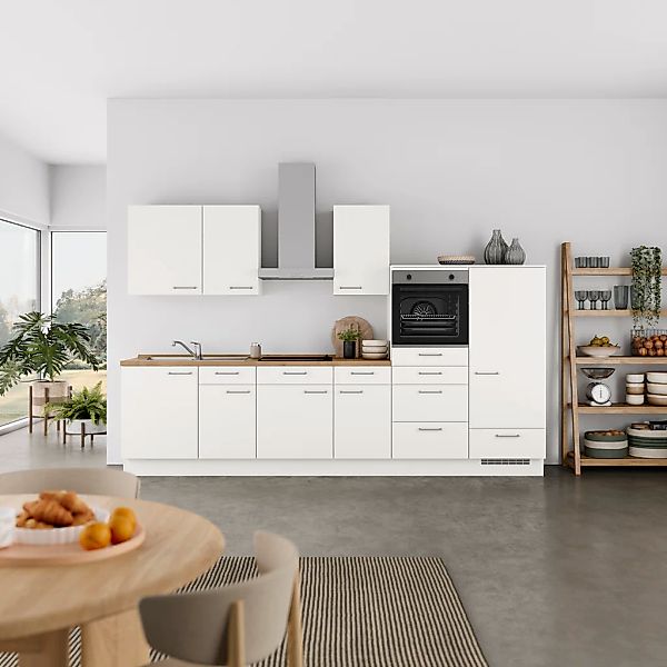 nobilia® Küchenzeile »"Laser I", Ausrichtung wählbar, Breite 330 cm« vormon günstig online kaufen