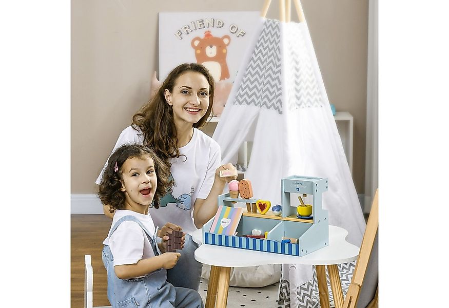 AIYAPLAY Kaufladensortiment Eisdielen-Spielset mit umfangreichem Zubehör, ( günstig online kaufen