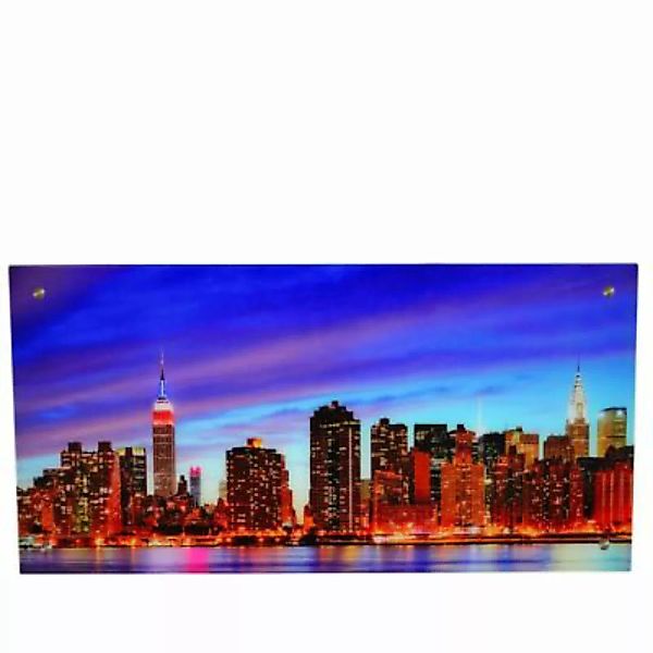 HWC Mendler Glasbild 50x100cm, New York mehrfarbig günstig online kaufen
