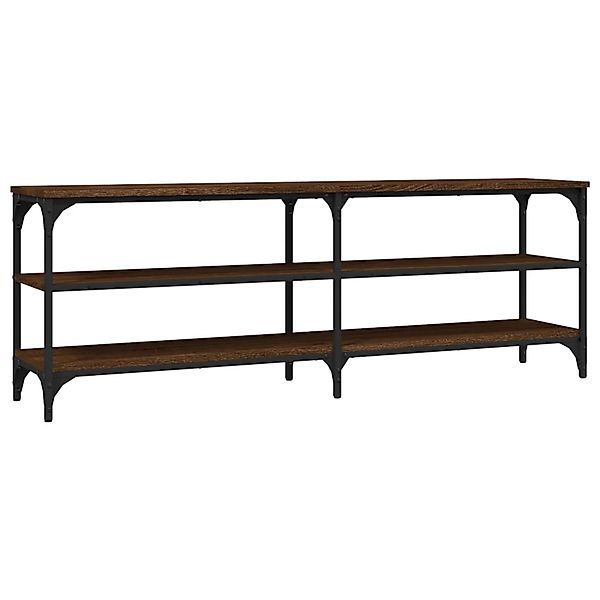 Vidaxl Tv-schrank Braun Eichen-optik 140x30x50 Cm Holzwerkstoff günstig online kaufen