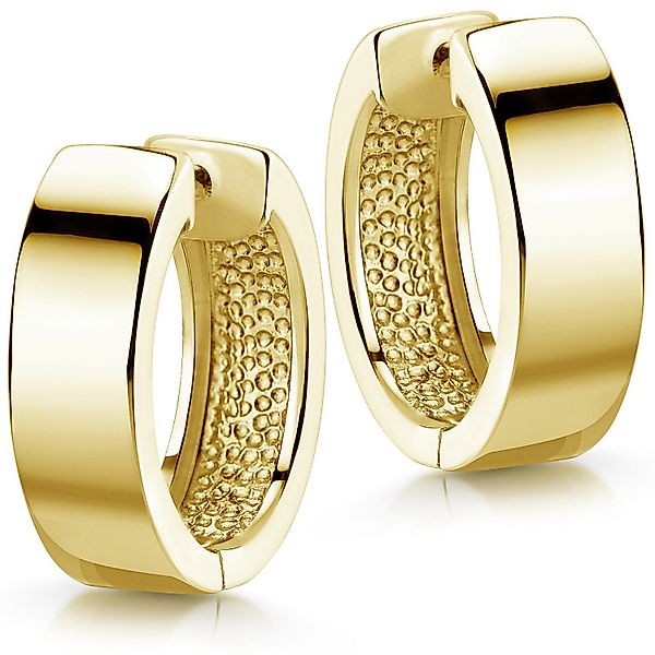 Materia Klappcreolen Gold Damen 18mm SO-471, günstig online kaufen
