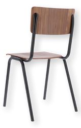 jankurtz Stuhl Zero, stapelbar, Schwarz / günstig online kaufen