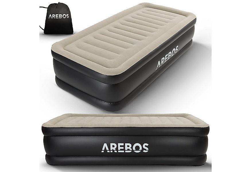 Arebos Luftbett 203 × 95 × 51 cm – selbstaufblasend mit integrierter Pumpe, günstig online kaufen