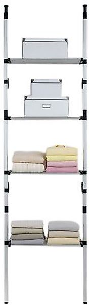 Ruco Teleskopregal, Aluminium/Kunsttoff, zwischen Boden und Decke zu verspa günstig online kaufen