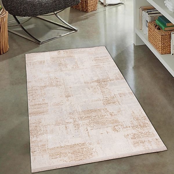 Carpetia Teppich Eleganter Wohnzimmer-Teppich, glänzend, in günstig online kaufen
