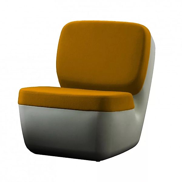 Magis - Nimrod Sessel - weiss/gelb/Polyethylen/BxHxT 62x81x86cm günstig online kaufen