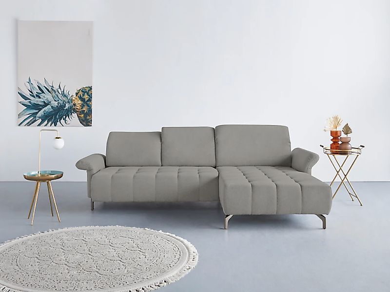 Home affaire Ecksofa "Fresh L-Form" Federkern, wahlweise Kopfteilverstellun günstig online kaufen