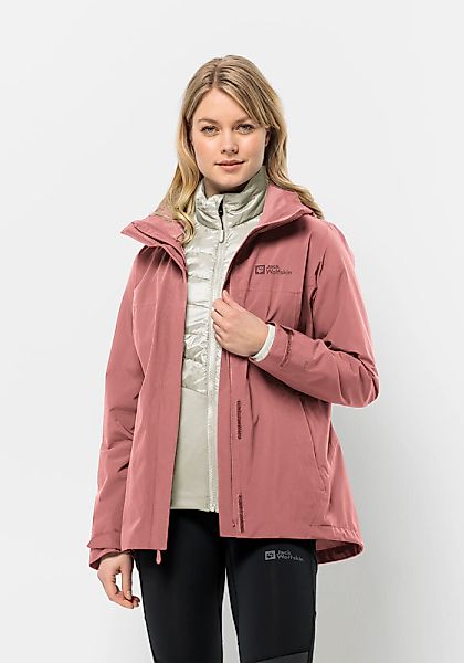 Jack Wolfskin 3-in-1-Funktionsjacke "LUNTAL 3IN1 JKT W", mit Kapuze günstig online kaufen