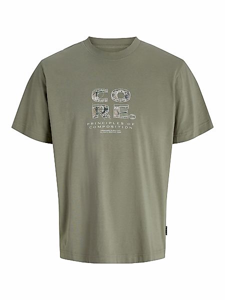 Jack & Jones Print-Shirt "JCOSTANCE FRONT TEXT TEE SS CREW NECK" günstig online kaufen