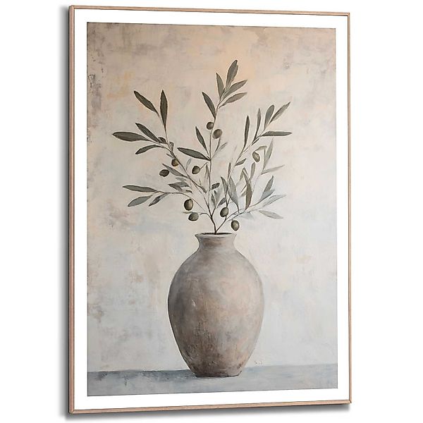 Reinders! Poster Oliven auf Vase, Wohnzimmer günstig online kaufen