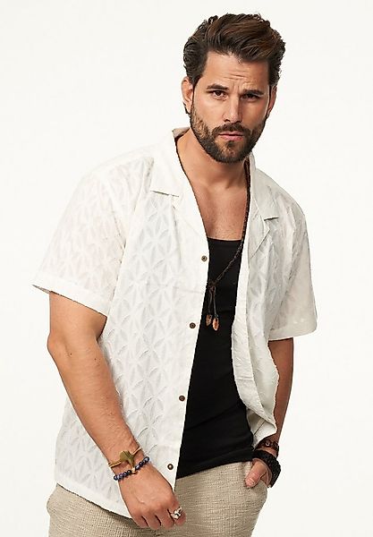 SOULSTAR Kurzarmhemd im Vintage Summer-Look Herren Kurzarm Strick Polo-Hemd günstig online kaufen