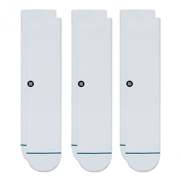 Stance 3-er Set Socken "ICON" Weiß günstig online kaufen