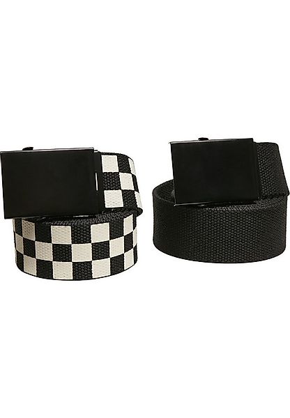 URBAN CLASSICS Hüftgürtel Urban Classics Unisex Check And Solid Canvas Belt günstig online kaufen