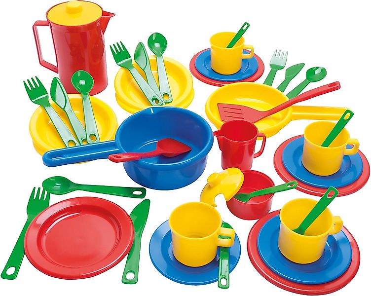 dantoy Spielgeschirr Küchenspielset 42T, (42-tlg), Made in Europe günstig online kaufen