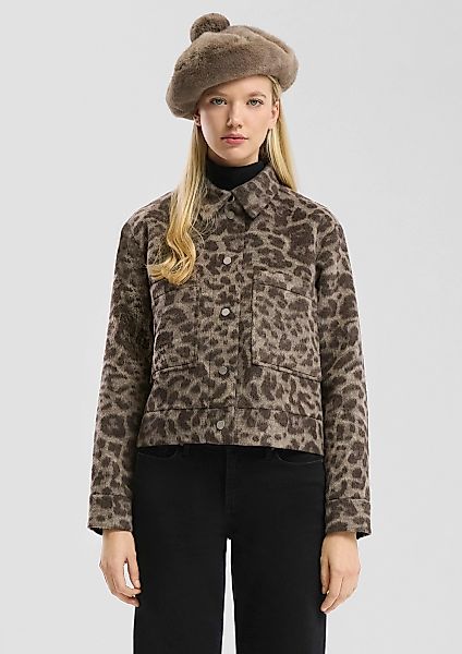 QS Outdoorjacke Jacke aus Wollmix mit günstig online kaufen
