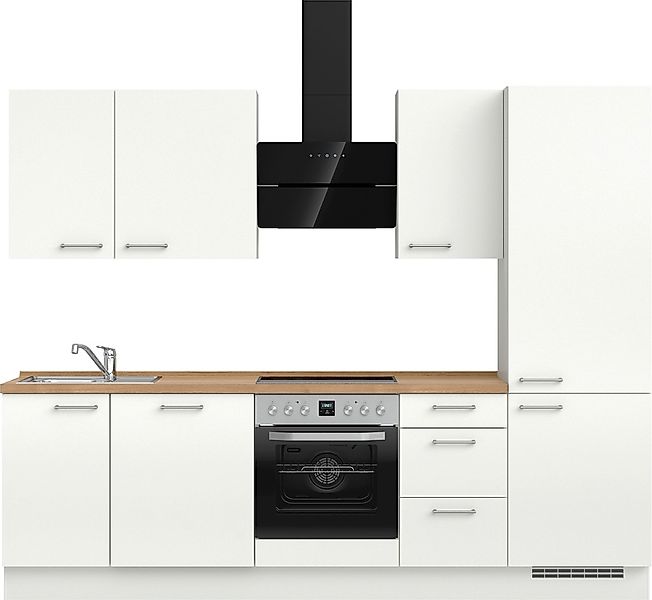 nobilia Küchenzeile ""Laser II", Ausrichtung wählbar, Breite 270 cm" vormon günstig online kaufen