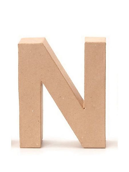 Glorex Dachpappe Glorex Papp-Buchstabe N 17,5 x 5,5 cm günstig online kaufen