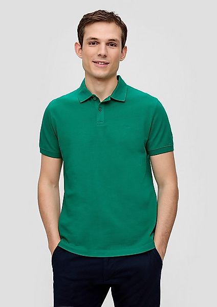 s.Oliver Kurzarmshirt Polo-Shirt Poloshirt aus Baumwollpiqué günstig online kaufen