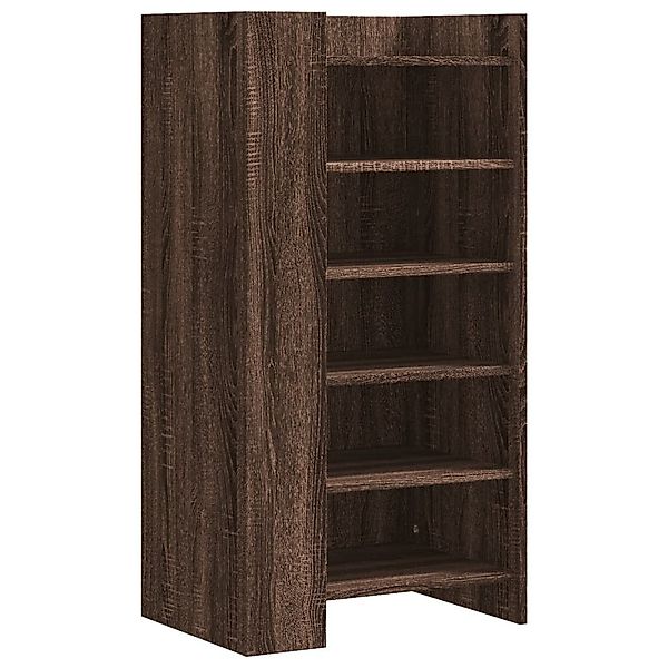 vidaXL Schuhregal Schuhschrank Braun Eichen-Optik 52x37,5x100 günstig online kaufen