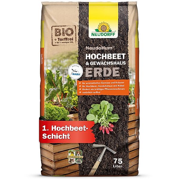 Neudorff Bio-Erde NeudoHum Bio Hochbeet-und GewächshausErde günstig online kaufen