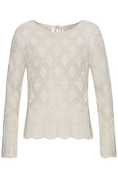 LASCANA Ajourpullover mit tollem Lochstrickmuster, weiche Strickware günstig online kaufen