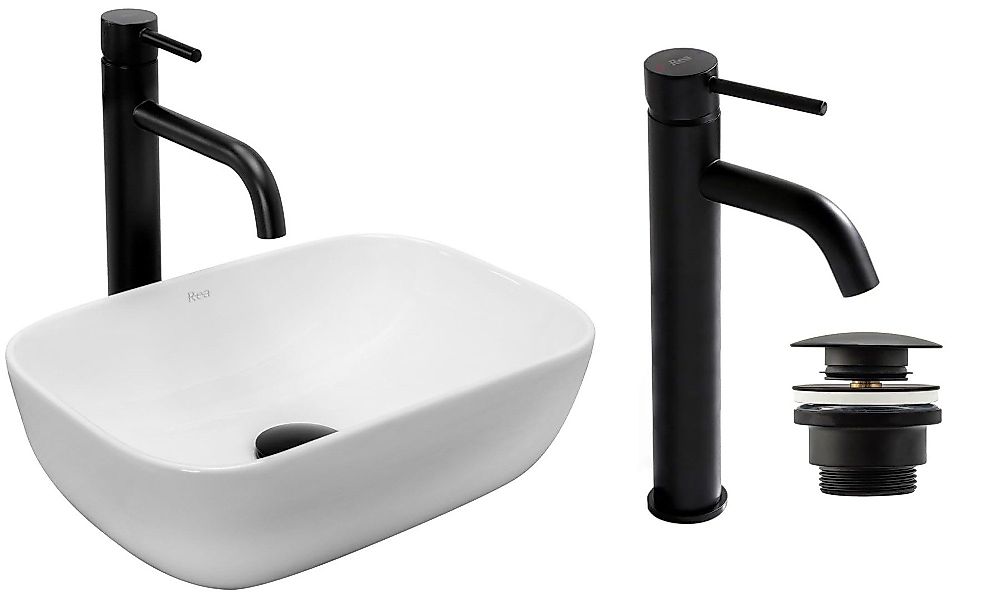 GTM Design Aufsatzwaschbecken Matt Modern Waschbecken günstig online kaufen