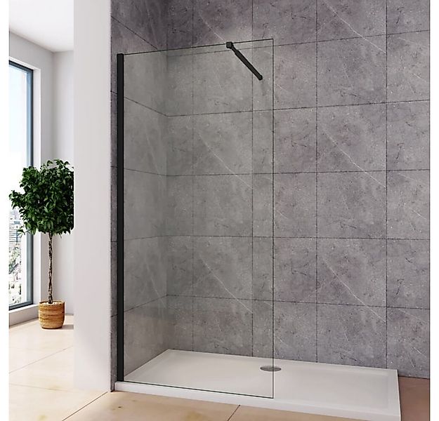 Duschparadies Duschwand H:200cm 8mm Sicherheitsglas walk in Dusche Duschabt günstig online kaufen