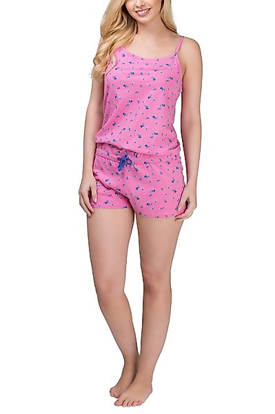 Moonline Schlafanzug Kurzer Damen Pyjama Schlafanzug günstig online kaufen