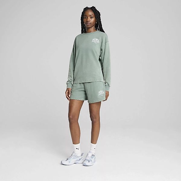 PUMA Sweatshirt "PUMA CLASS Bequemer Crewneck mit Waschung Damen" günstig online kaufen