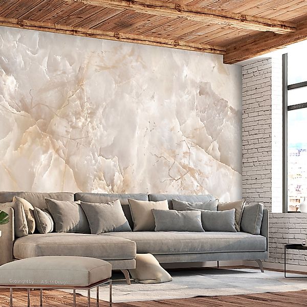KUNSTLOFT Vliestapete Toned Marble 1x0.7 m, günstig online kaufen