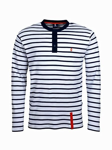 Wind sportswear Longsweatshirt Herren Polo Pique Langarm gestreift (1-tlg) günstig online kaufen