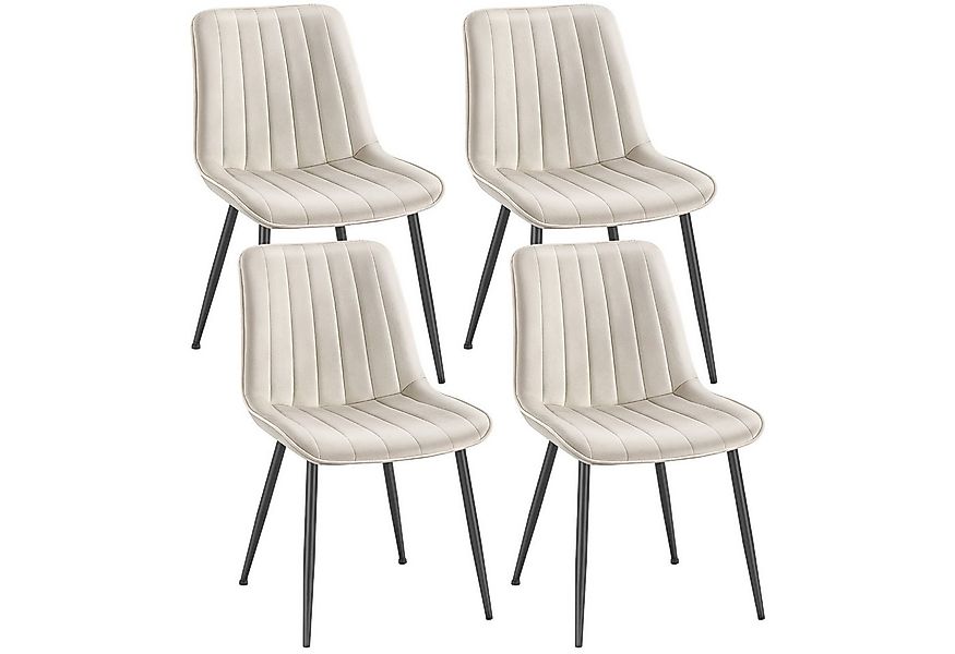 SONGMICS Esszimmerstuhl Stuhlset – Polsterstühle, Moderner Küchenstuhl. Sam günstig online kaufen
