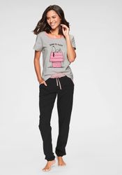 PEANUTS Pyjama (2 tlg) mit Snoopy-Print günstig online kaufen