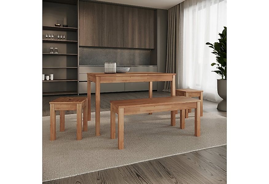Krok Wood Esstisch Tomas aus Massivholz in Buche günstig online kaufen