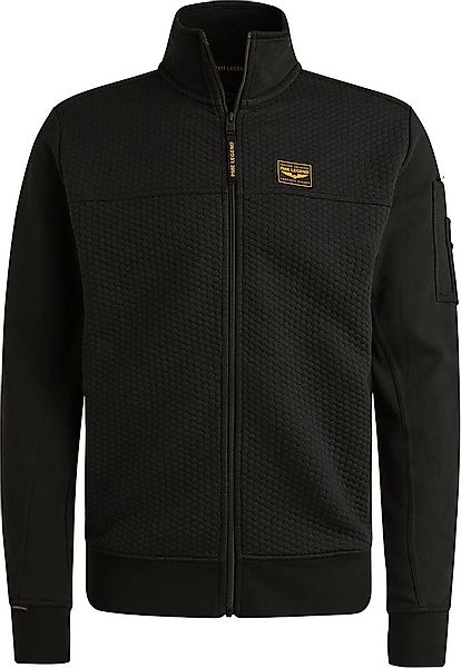PME Legend Strickjacke Jacquard Interlock Schwarz - Größe 3XL günstig online kaufen