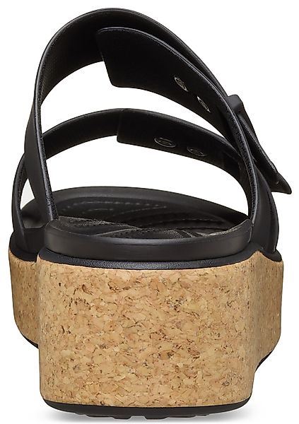 Crocs Brooklyn Cork Buckle Keilpantolette, Keilsandale, günstig online kaufen