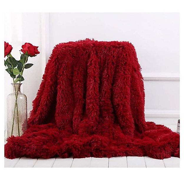 Wohndecke Super Weich Zotteldecke,Flauschig Kuscheldecke Warme Komfort 200x günstig online kaufen