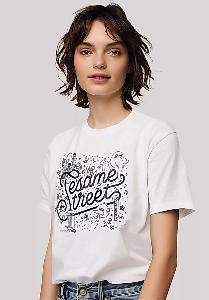 F4NT4STIC T-Shirt "Sesamstraße Collage Black & White", Premium Qualität,Nos günstig online kaufen