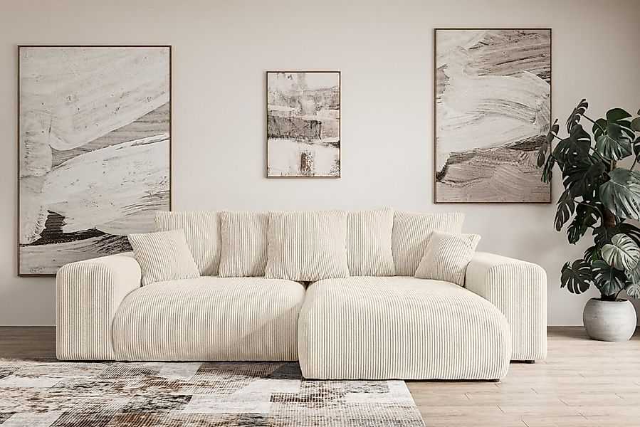 ALTDECOR Ecksofa ESKAR-L, Couch mit Schlaffunktion, Wohnzimmer - Wohnlandsc günstig online kaufen