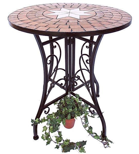 DanDiBo Gartentisch Tisch Mosaik Metall Mosaiktisch günstig online kaufen