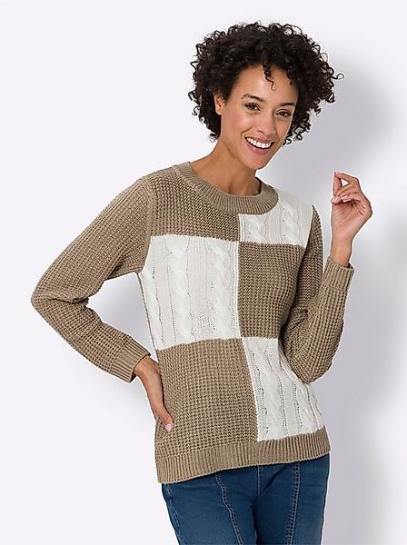 Sieh an! Strickpullover Langarm-Pullover günstig online kaufen