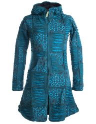 Vishes Kurzmantel Patchwork Mantel mit Cutwork günstig online kaufen
