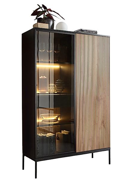 Compleo Vitrine LINO Standvitrine mit Schublade, günstig online kaufen