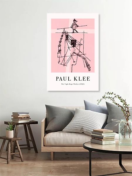 Poster / Leinwandbild - Paul Klee: Seiltänzer günstig online kaufen