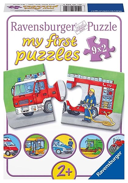 Ravensburger Puzzle Einsatzfahrzeuge. My first Puzzle, günstig online kaufen