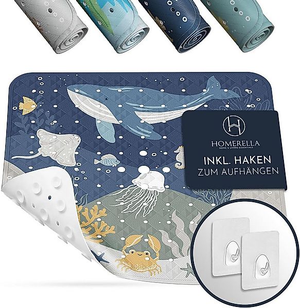 Homerella Duschmatte rutschfest Kinder - 100% BPA frei Inkl. 2 Haken zum Au günstig online kaufen