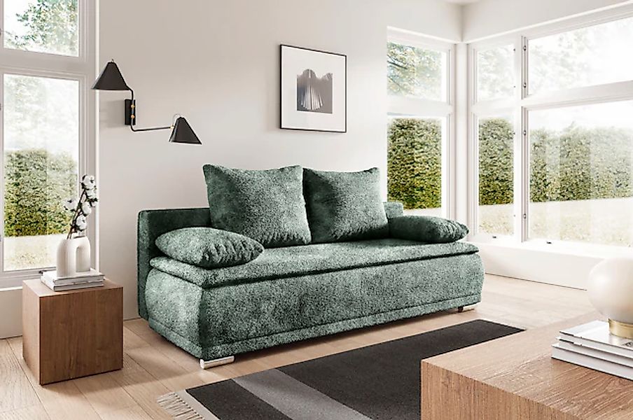 WERK2 Schlafsofa "Biggi komfortabel & elegant, Schlaffunktion, Bettkasten, günstig online kaufen