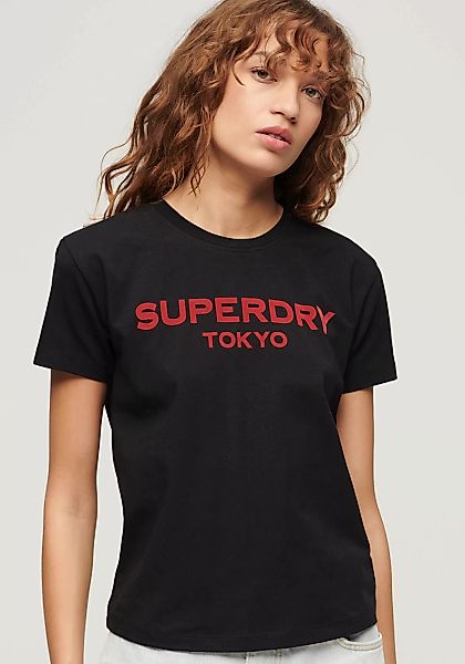 Superdry Kurzarmshirt SPORT LUXE GRAPHIC FITTED TEE günstig online kaufen