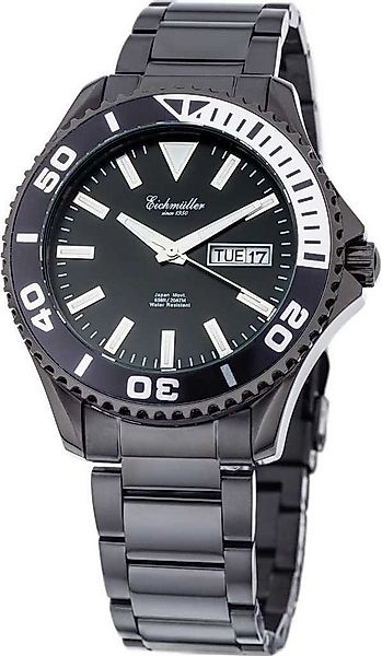 Eichmüller Taucheruhr Herrenuhr, Edelstahlarmband, Wasserdicht bis 20 ATM, günstig online kaufen