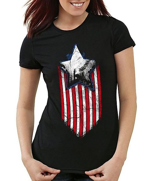 style3 T-Shirt USA Stars Stripes Amerika Held us Flagge Superheld States ca günstig online kaufen